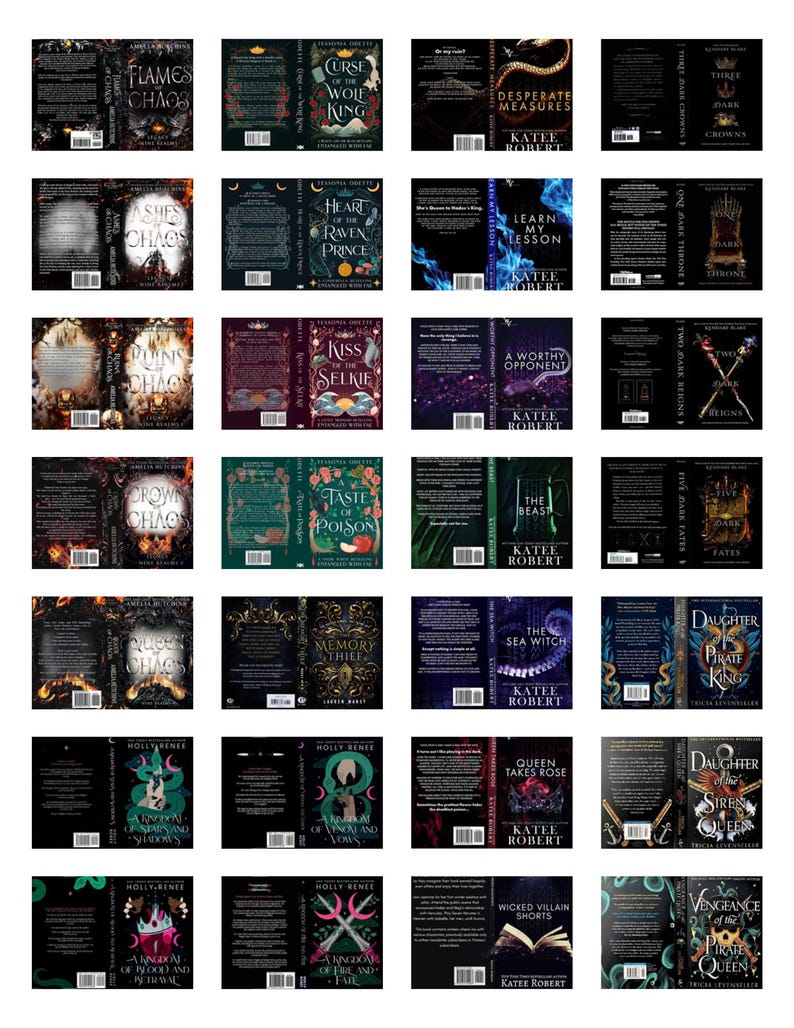 Ensemble essentiel de mini-couvertures de livres | Plus de 800 couvertures imprimables (téléchargement numérique) image 9