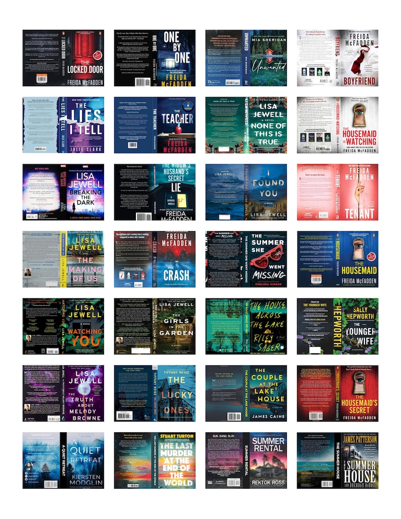 Contemporary & Historical Romance Mini Book Covers | Printable Bundle (Digital Download) image 8