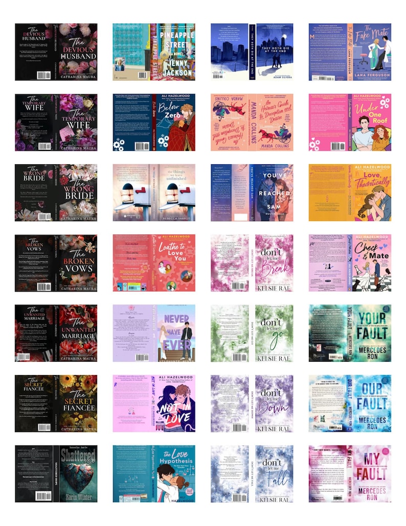 Ensemble essentiel de mini-couvertures de livres | Plus de 800 couvertures imprimables (téléchargement numérique) image 14
