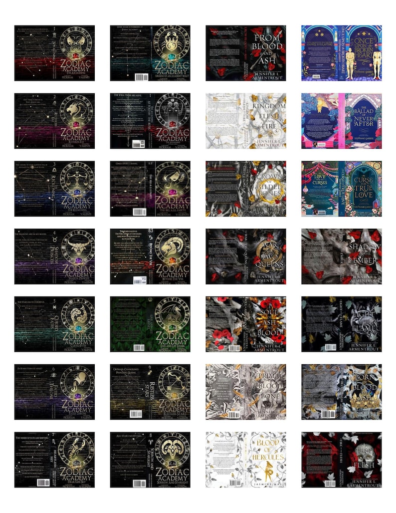 Ensemble essentiel de mini-couvertures de livres | Plus de 800 couvertures imprimables (téléchargement numérique) image 5