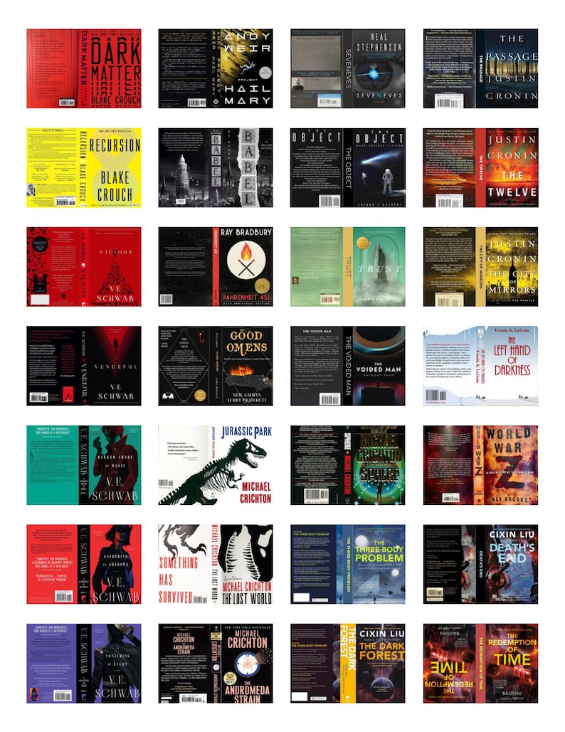 Ensemble essentiel de mini-couvertures de livres | Plus de 800 couvertures imprimables (téléchargement numérique) image 11