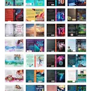 Contemporary & Historical Romance Mini Book Covers | Printable Bundle (Digital Download) image 5