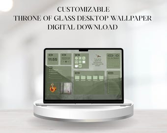 Throne of Glass Hintergrundbilder | BookTok Computer Bildschirmschoner (Digitaler Download)