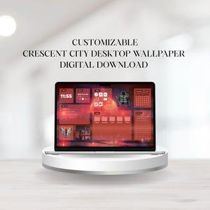 Crescent City Desktop Wallpaper | BookTok Computer Screensaver (Digital Download)