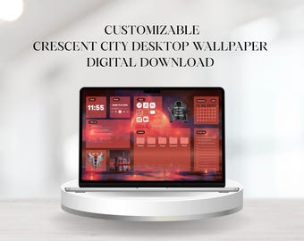 Crescent City Desktop Wallpaper | BookTok Computer Screensaver (Digital Download)