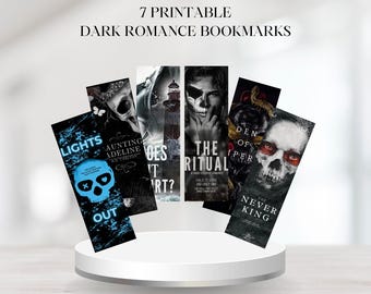 Dark Romance Bookmarks: Cover Art Inspired BookTok Designs (Digital Download)