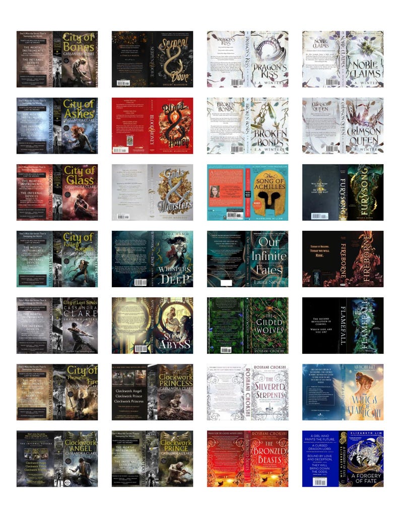 Ensemble essentiel de mini-couvertures de livres | Plus de 800 couvertures imprimables (téléchargement numérique) image 8