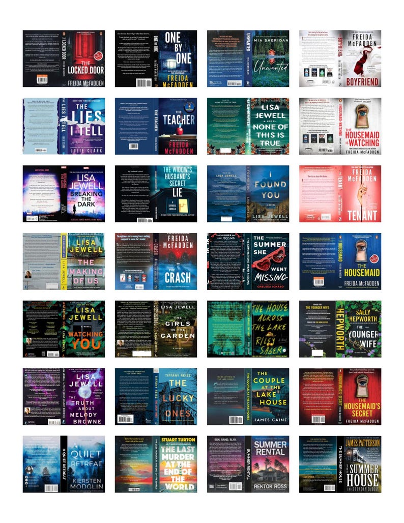 Ensemble essentiel de mini-couvertures de livres | Plus de 800 couvertures imprimables (téléchargement numérique) image 16