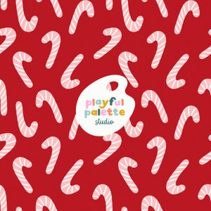 Candy Canes Christmas Holiday Seamless Pattern, Cranberry Pink Christmas Holiday Seamless, Repeat Pattern Christmas, Christmas Candy Pattern