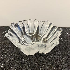 Vintage Waltherglas Mikasa Crystal Satin Tulip Bowl