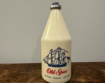 Vintage Old Spice After Shave 9.5oz Lotion Bottle