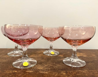 Verres à vin en cristal rose Schott-Zwiesel Neckar vintage - Lot de 4