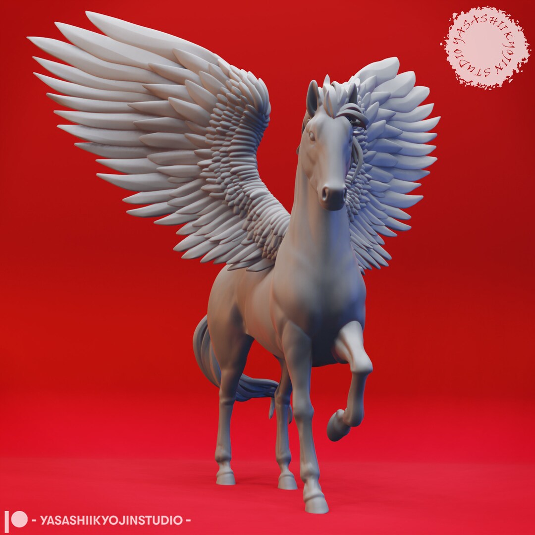 Miniature Métal RAFM - Pégase Cauchemardesque / Nightmare Pegasus - Fantasy - Occasion