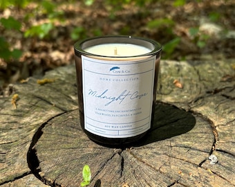 Mini Midnight Cove Candle | Teakwood Patchouli | 3 oz soy candle