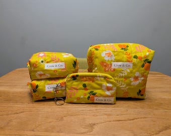 Quilted Bag Collection | Keychain Wallet | Summer Selects - Fruit Picnic