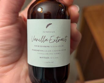 IN PERSON ONLY | Homemade Extracts | Good for Baking, Coffee, Cocktails