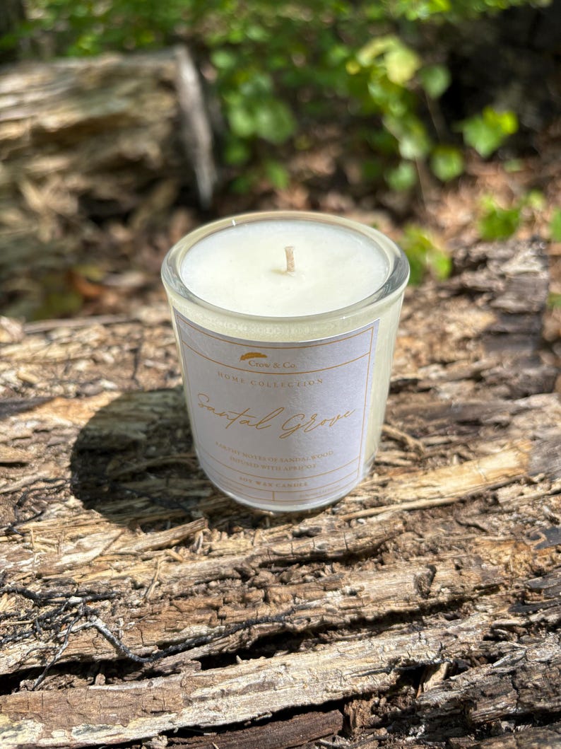 CrowAndCoArtisan Santal Grove Candle