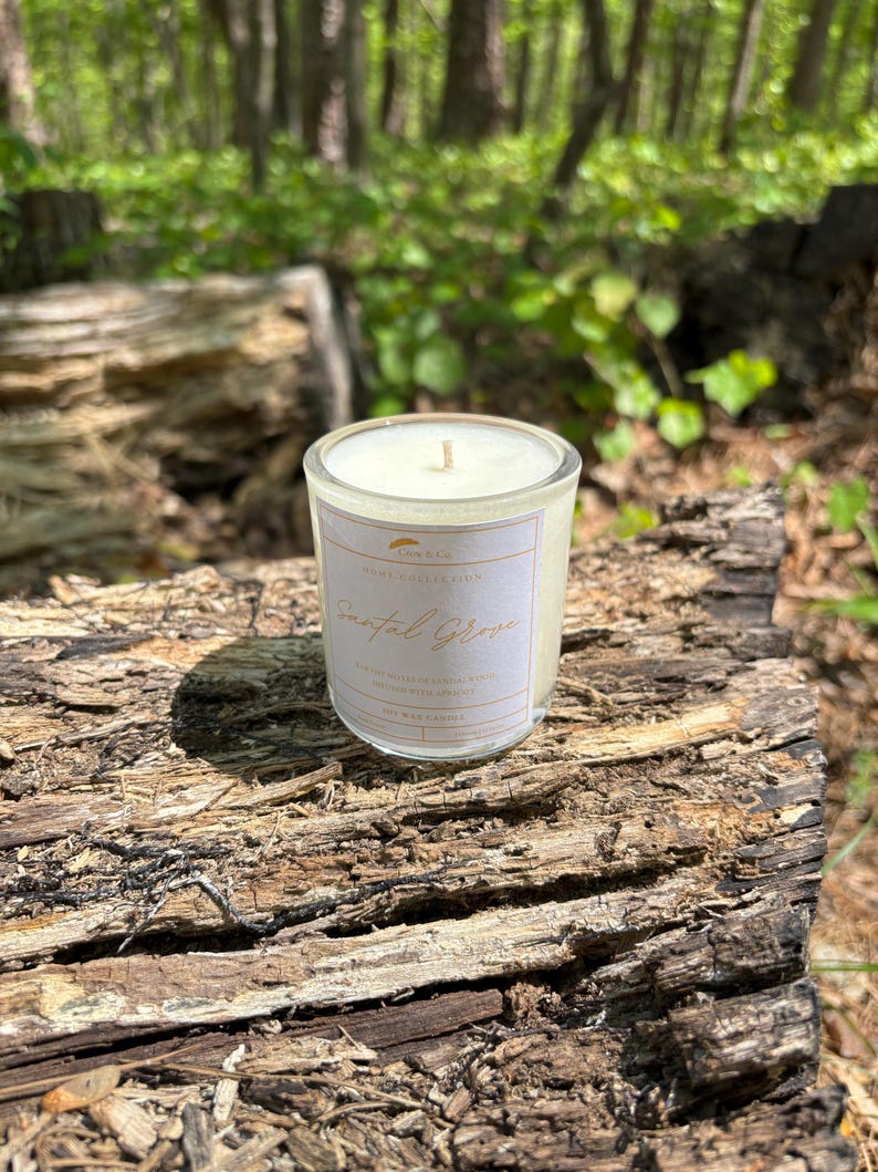 CrowAndCoArtisan Santal Grove Candle - Thumbnail 3