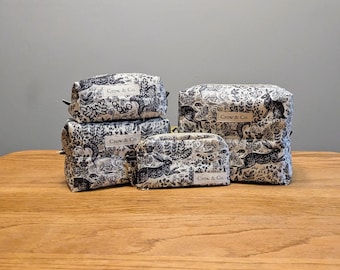 Quilted Bag Collection | Linocut Forest