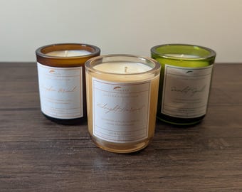 Fall Candle Set | Set & Singles | Soy Wax | Hand-Poured | Scented | 3 oz
