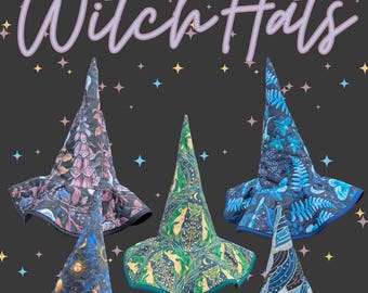 CUSTOM Quilted Witch Hat | Made to Order | Mystical, Cottage Core, Whimsical
