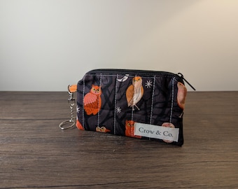 Halloween Quilted Keychain Wallet - Freaky Familiars