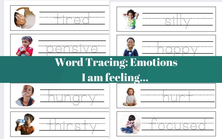 Word Tracing- I am Feeling...