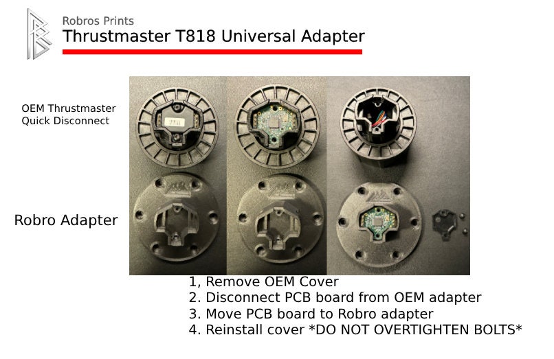 Thrustmaster T818 Adapter for Universal Hubs - Etsy