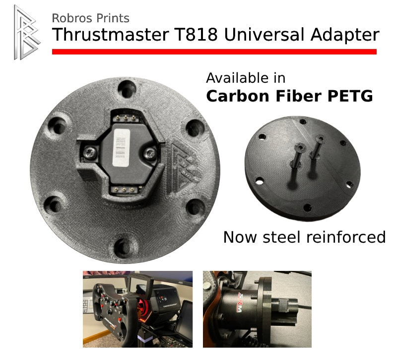 Thrustmaster T818/T598 クイックリリースアダプター Thrustmaster