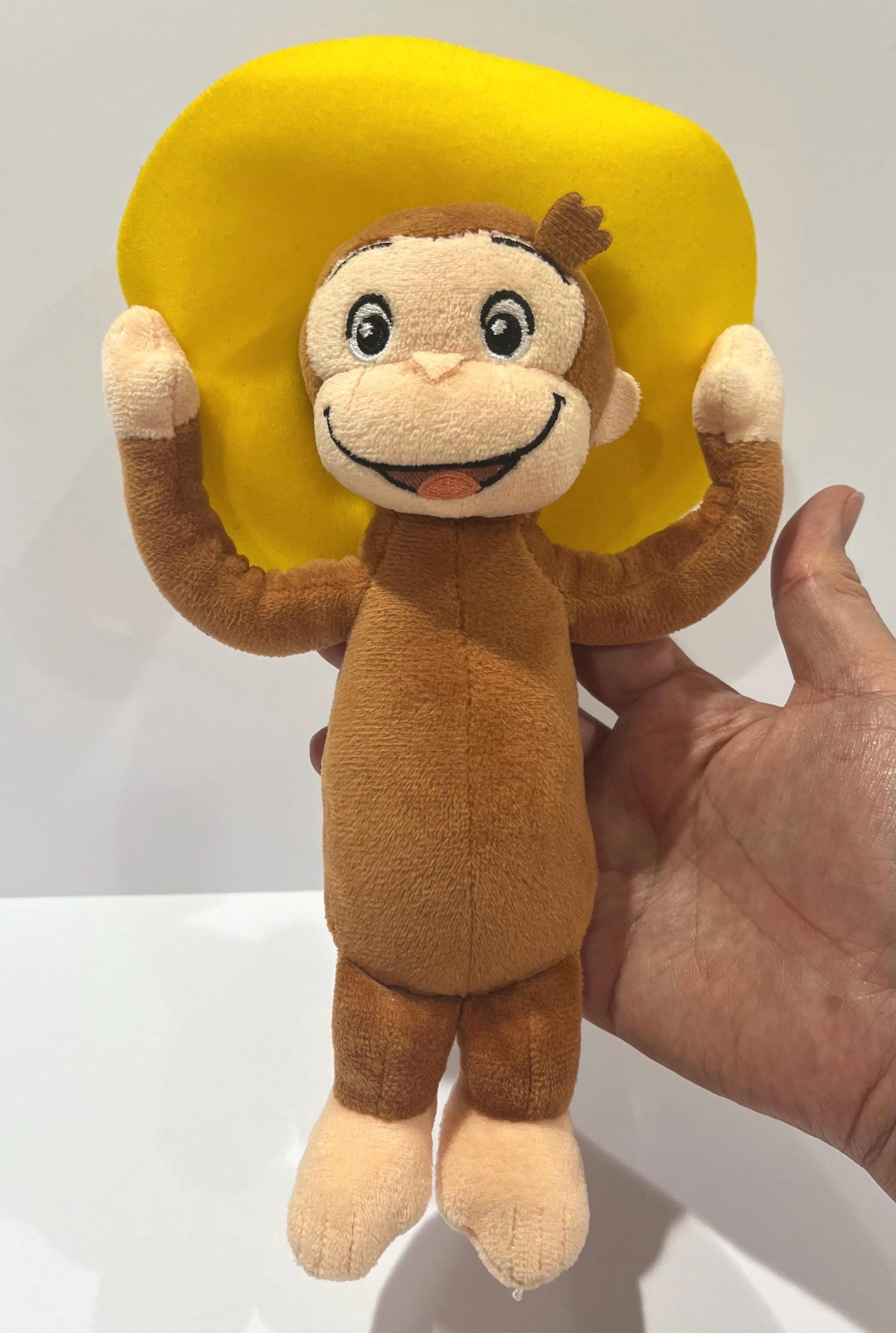 CURIOUS GEORGE Monkey Yellow Hat Chimpanzee Plush Doll Animal