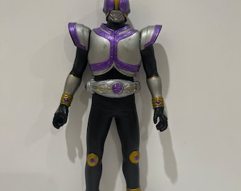 Bandai Asatsu D.K Kamen Rider Purple 7" Action Figure Toy Vintage 2000
