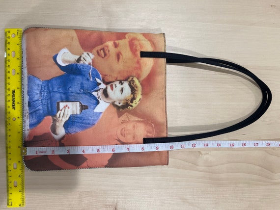 Vintage I Love Lucy Double Handle Tote Bag 9.75”x… - image 7