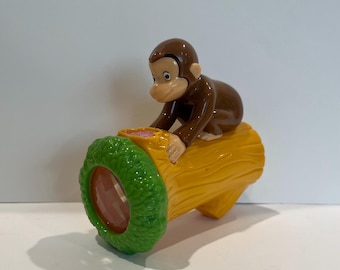 Curious George Mysterious Scope Toy Action Figure Brown Monkey McDonald Happy meal 2024  Japan George's Mysterious Scope Sz.3”