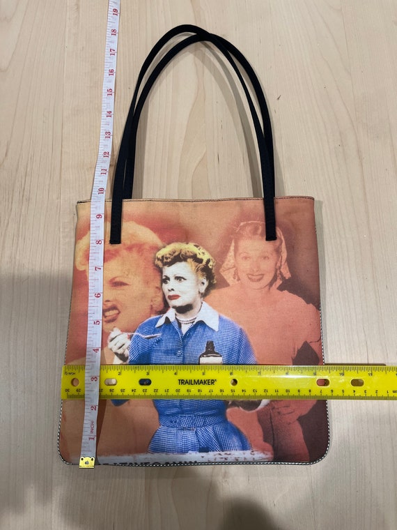 Vintage I Love Lucy Double Handle Tote Bag 9.75”x… - image 6