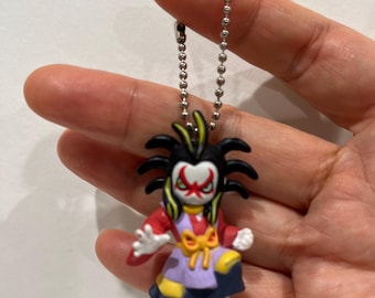 Bandai Youkai Youkai Yokai Watch Gashapon Mini Figure Keychain DX4 Tsuchigumo Tsuchi Gumo  Keyring Keyholder Yokai collection Anime Japanese