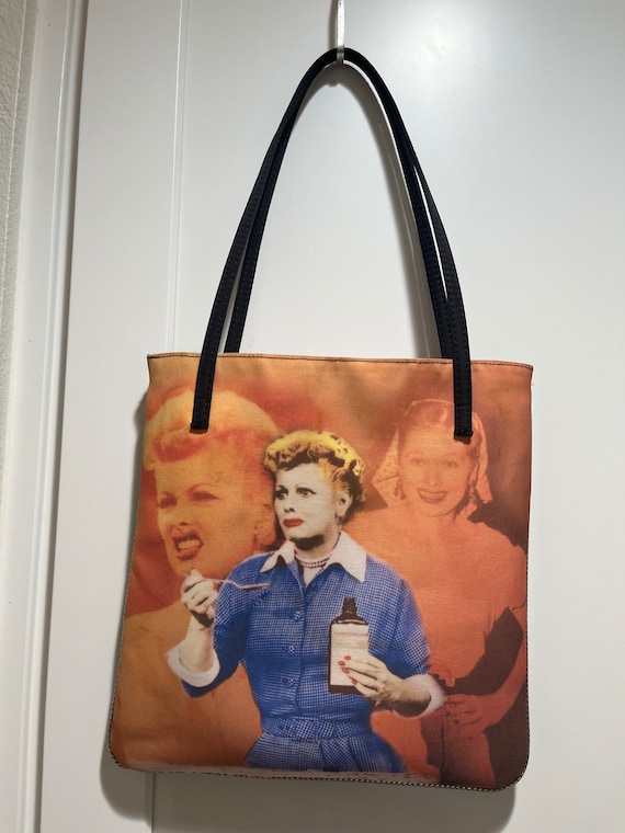 Vintage I Love Lucy Double Handle Tote Bag 9.75”x… - image 1