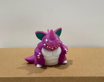 Nidoking Original Nintendo TOMY CBTSJ Pocket Monsters Figur 1996 1st Gen Rare Collection Bandi 1996 Modell Spielzeug Figur - Kyurem Sz. 4,5 cm