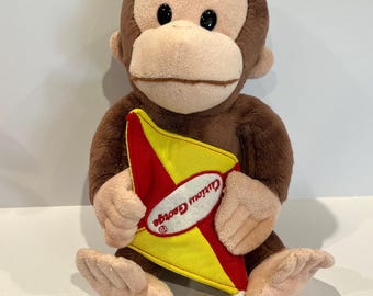 CURIOUS GEORGE Monkey Chimpanzee Curious George Kite Plush Curious George Gund Plush Doll Animal Plush Stuffed Family Toy 12”