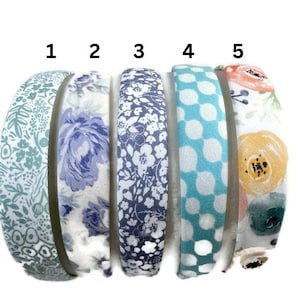 Women&#39;s Headbands Floral Headbands Cotton Headbands Blue Headbands Green Headbands