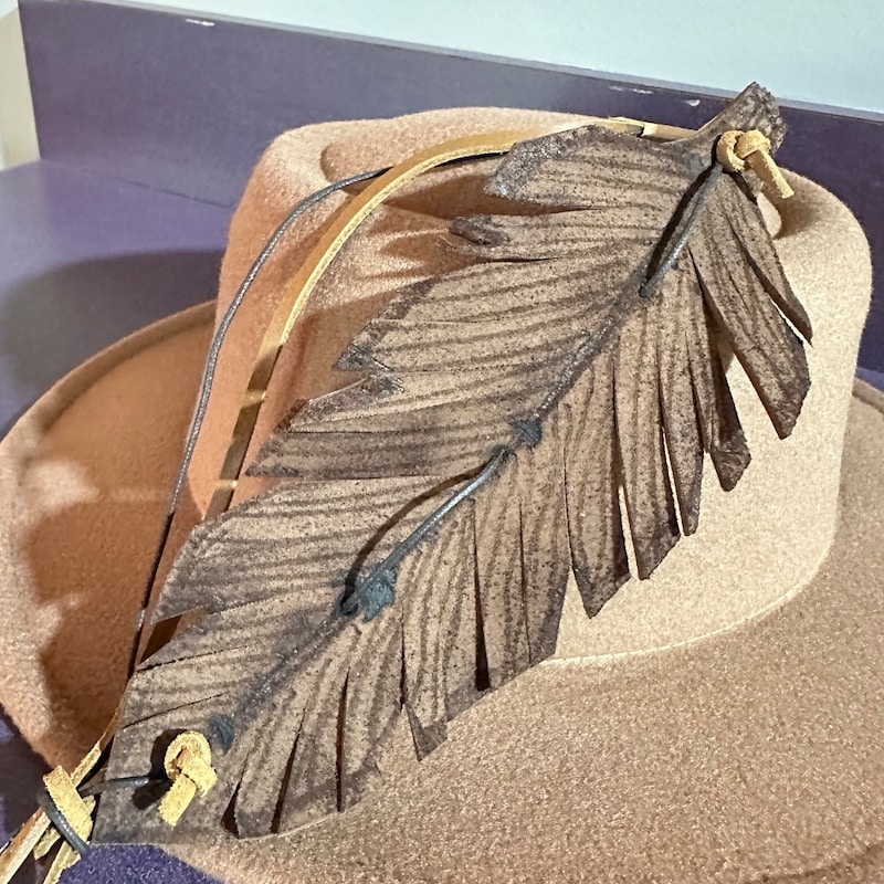 New!  Harlan Feather Hat Band main image 1