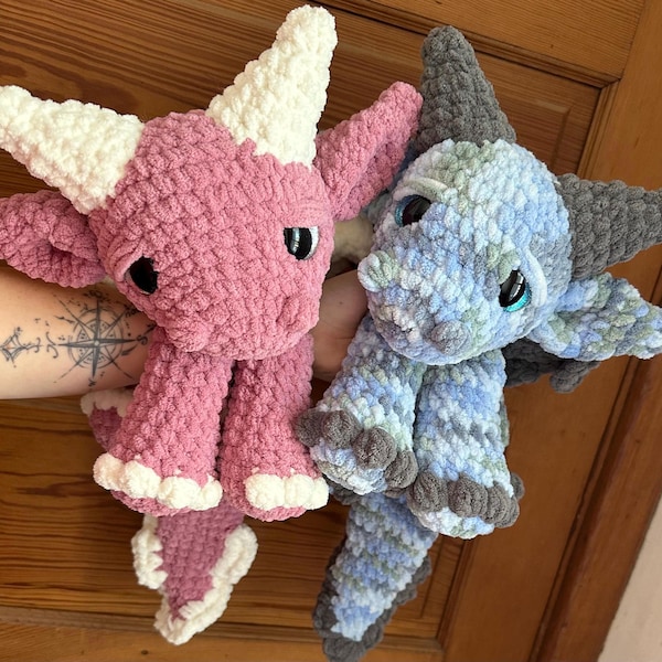 Snuggle Dragon | Dragon Crochet Plushie | Dragon Crochet | Snuggler Crochet | Dragon Plushie |  Dragon Snuggler Crochet | Dragon Snuggler