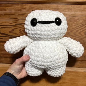 Baymax Crochet Plushie | Baymax Plush | Stuffed Baymax| Robot crochet | Healthcare Crochet Plush | Hero Crochet | Baymax Plushie |