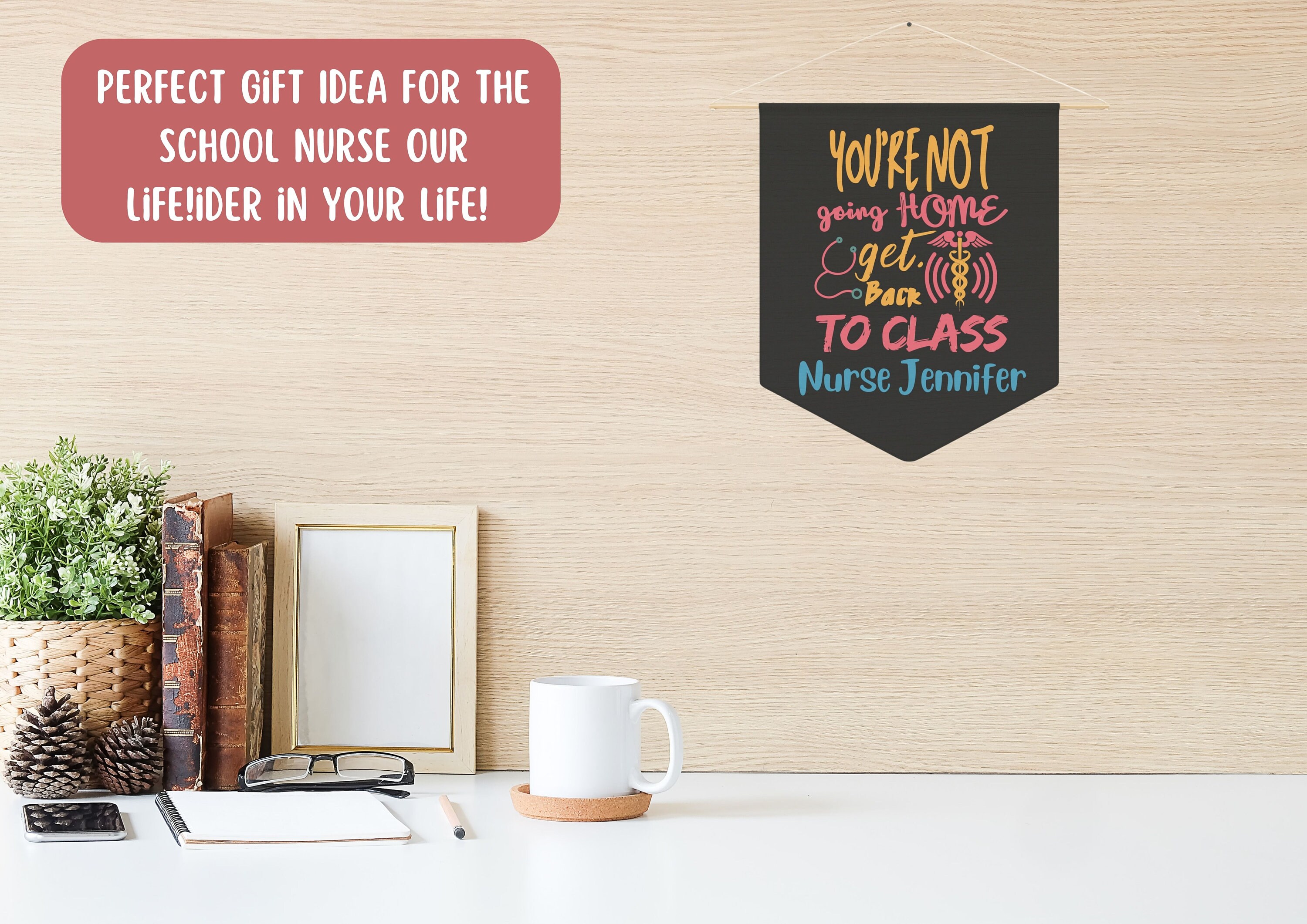 Fuzhong-School Nurse Sticky Note Holder, School Nurse Office Decor Gifts Thank You Appreciation Gifts Women Self Stick Pad Holders Wpp3 - View #2