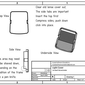 RoadTrek & Airstream Porch Light Cover image 6