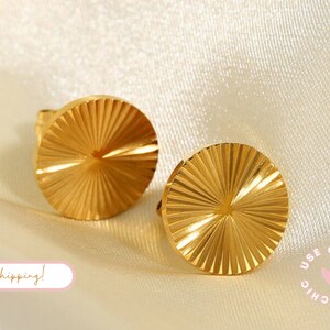 Circle Earrings Studs Earrings Geometric Earrings Circle Studs Womens Studs Boho Earrings For Womens