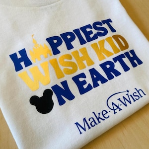 Make A Wish, Disney trip, family t-shirts