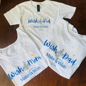 Make A Wish, Disney World, Wish Kid, family t-shirts