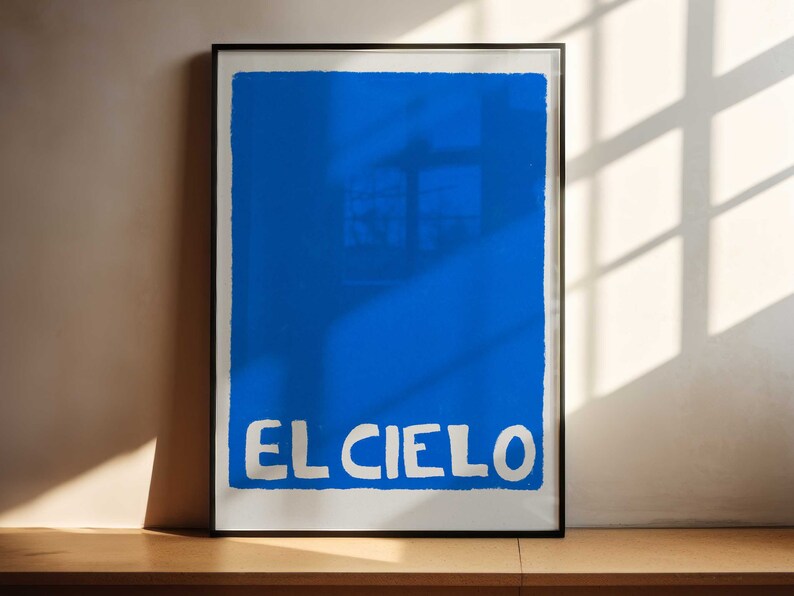 El Cielo The Sky screen print image 2