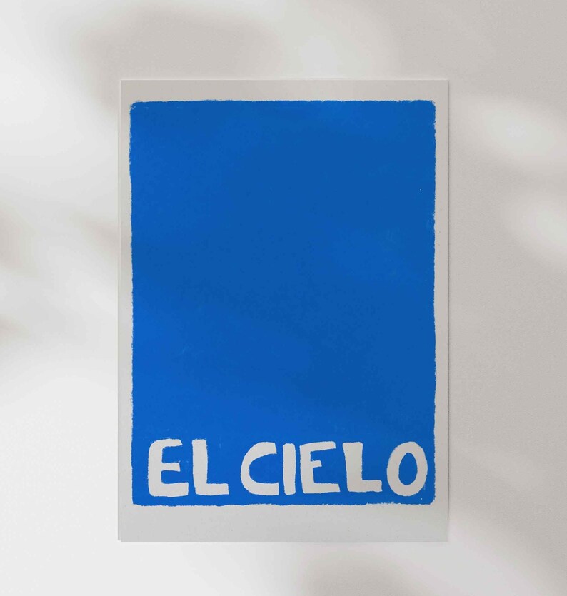 El Cielo The Sky screen print image 1