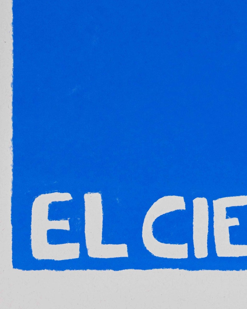 El Cielo The Sky screen print image 3